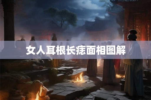 女人耳根长痣面相图解
