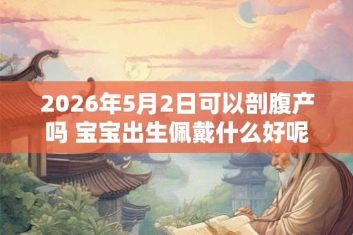 2026年5月2日可以剖腹产吗 宝宝出生佩戴什么好呢