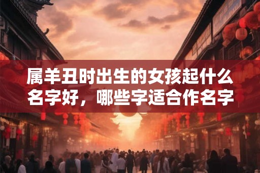 属羊丑时出生的女孩起什么名字好，哪些字适合作名字