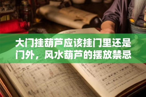 大门挂葫芦应该挂门里还是门外,风水葫芦的摆放禁忌! 大门挂葫芦应该挂门里还是门外,风水葫芦的摆放禁忌!