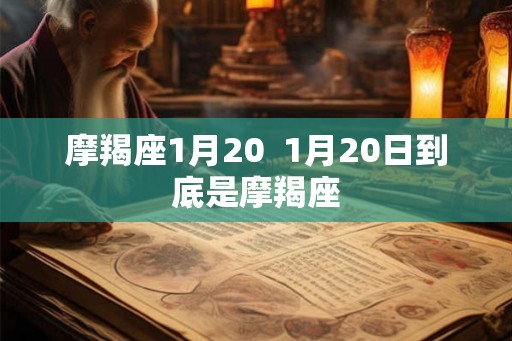 摩羯座1月20  1月20日到底是摩羯座
