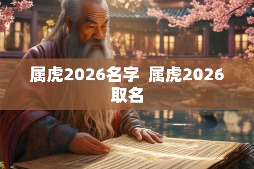 属虎2026名字  属虎2026取名