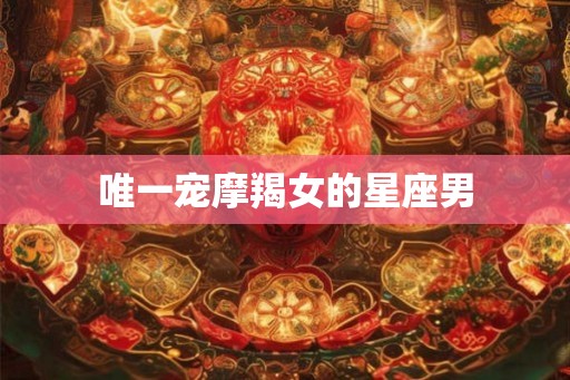 唯一宠摩羯女的星座男 唯一宠摩羯女的星座男