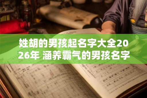 姓胡的男孩起名字大全2026年 涵养霸气的男孩名字