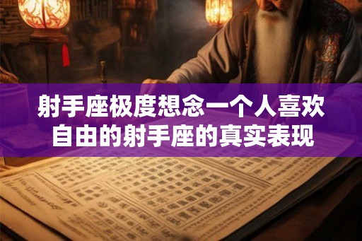 射手座极度想念一个人喜欢自由的射手座的真实表现