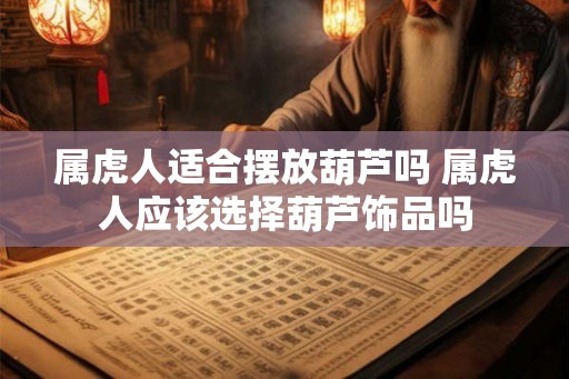 属虎人适合摆放葫芦吗 属虎人应该选择葫芦饰品吗 属虎人适合摆放葫芦吗 属虎人应该选择葫芦饰品吗
