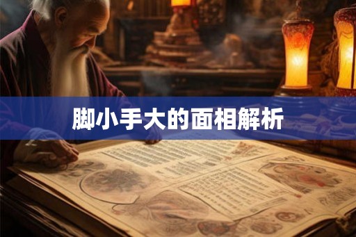 脚小手大的面相解析