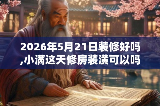 2026年5月21日装修好吗,小满这天修房装潢可以吗 2026年5月21日装修好吗,小满这天修房装潢可以吗