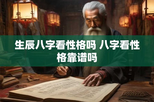生辰八字看性格吗 八字看性格靠谱吗