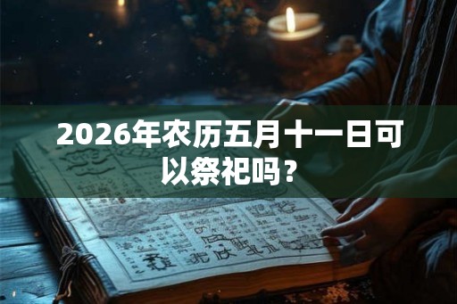 2026年农历五月十一日可以祭祀吗？