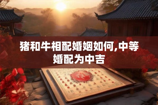 猪和牛相配婚姻如何,中等婚配为中吉