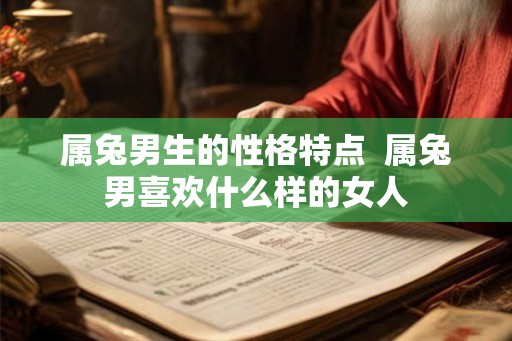 属兔男生的性格特点  属兔男喜欢什么样的女人