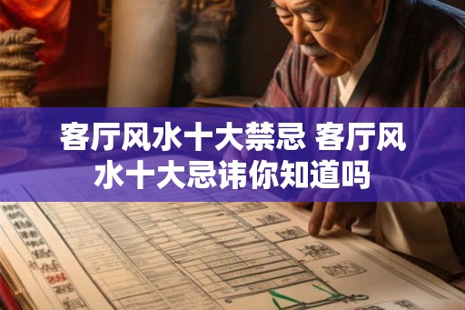 客厅风水十大禁忌 客厅风水十大忌讳你知道吗