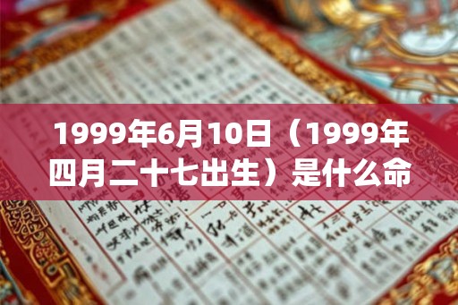 1999年6月10日（1999年四月二十七出生）是什么命_命运如何