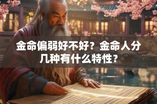 金命偏弱好不好？金命人分几种有什么特性？