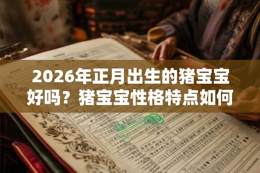 2026年正月出生的猪宝宝好吗？猪宝宝性格特点如何？