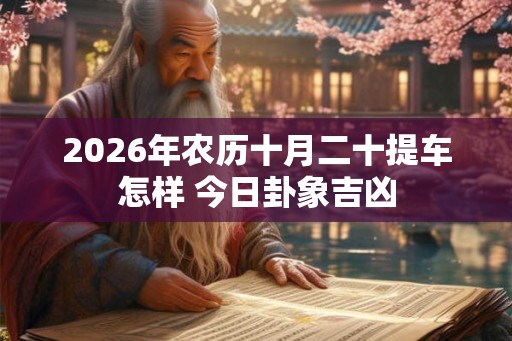 2026年农历十月二十提车怎样 今日卦象吉凶 2026年农历十月二十提车怎样 今日卦象吉凶