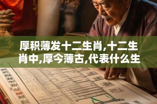 厚积薄发十二生肖,十二生肖中,厚今薄古,代表什么生肖？