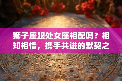 狮子座跟处女座相配吗？相知相惜，携手共进的默契之路