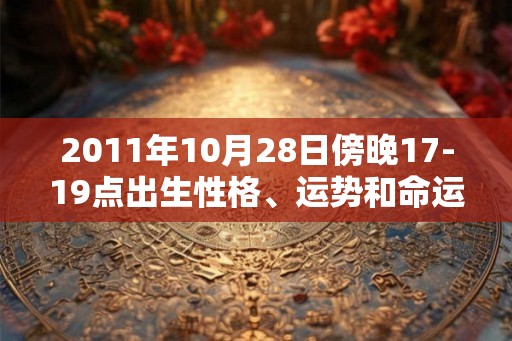 2011年10月28日傍晚17-19点出生性格、运势和命运