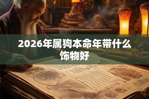 2026年属狗本命年带什么饰物好 2026年属狗本命年带什么饰物好