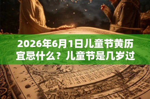 2026年6月1日儿童节黄历宜忌什么？儿童节是几岁过的？