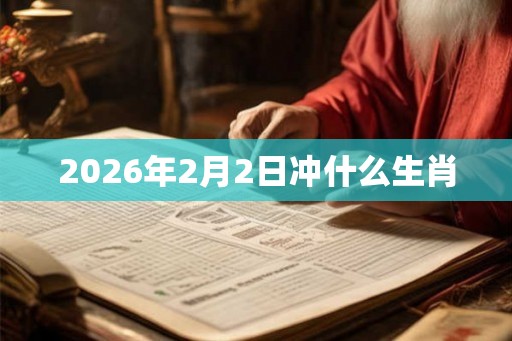 2026年2月2日冲什么生肖