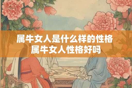 属牛女人是什么样的性格 属牛女人性格好吗