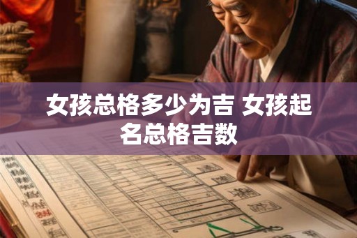 女孩总格多少为吉 女孩起名总格吉数 女孩总格多少为吉 女孩起名总格吉数