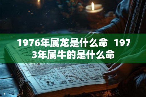 1976年属龙是什么命  1973年属牛的是什么命