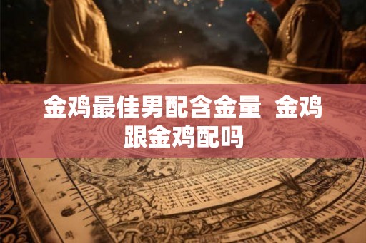 金鸡最佳男配含金量  金鸡跟金鸡配吗