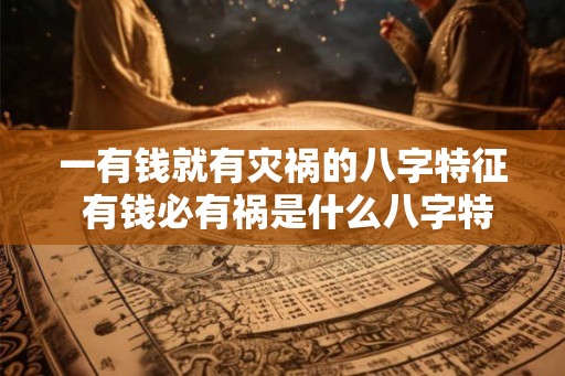 一有钱就有灾祸的八字特征 有钱必有祸是什么八字特征