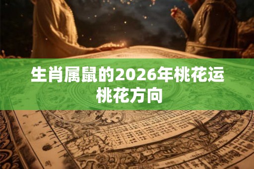 生肖属鼠的2026年桃花运 桃花方向