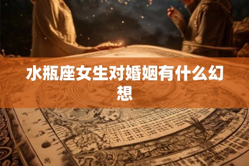 水瓶座女生对婚姻有什么幻想
