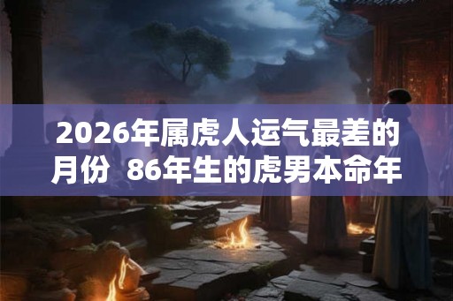 2026年属虎人运气最差的月份  86年生的虎男本命年运势