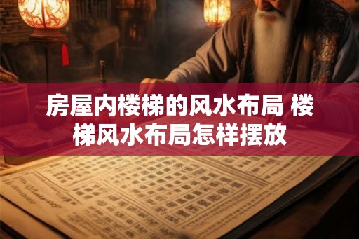 房屋内楼梯的风水布局 楼梯风水布局怎样摆放