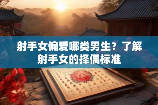 射手女偏爱哪类男生？了解射手女的择偶标准