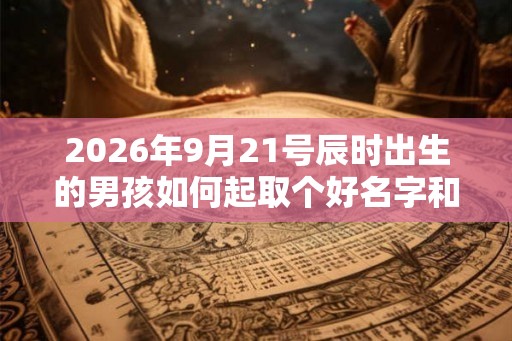 2026年9月21号辰时出生的男孩如何起取个好名字和五行属性