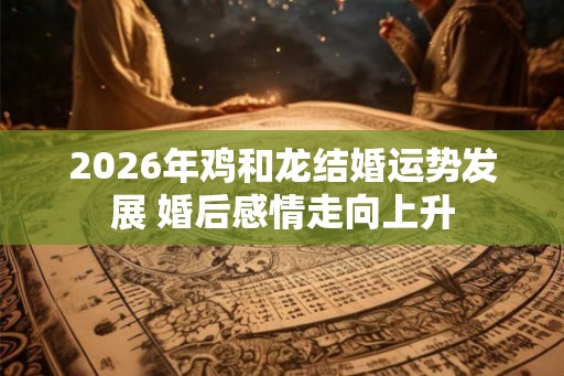 2026年鸡和龙结婚运势发展 婚后感情走向上升 2026年鸡和龙结婚运势发展 婚后感情走向上升