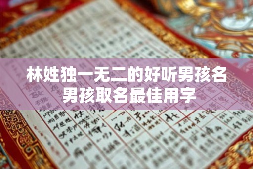 林姓独一无二的好听男孩名 男孩取名最佳用字