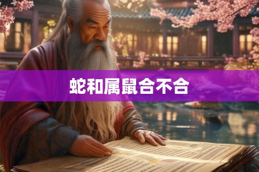 蛇和属鼠合不合 蛇和属鼠合不合