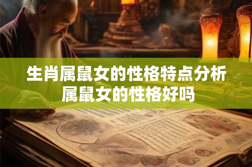 生肖属鼠女的性格特点分析 属鼠女的性格好吗
