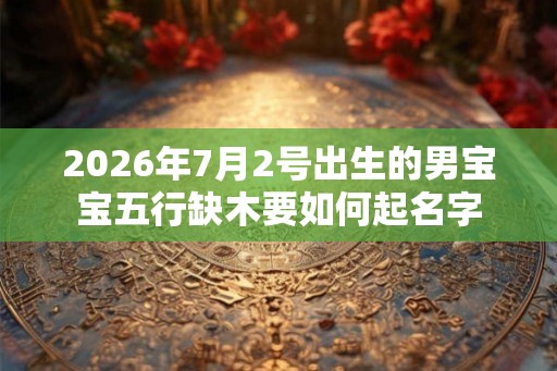 2026年7月2号出生的男宝宝五行缺木要如何起名字