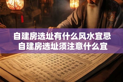 自建房选址有什么风水宜忌 自建房选址须注意什么宜忌