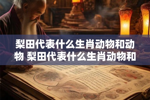 梨田代表什么生肖动物和动物 梨田代表什么生肖动物和动物图片 梨田代表什么生肖动物和动物 梨田代表什么生肖动物和动物图片