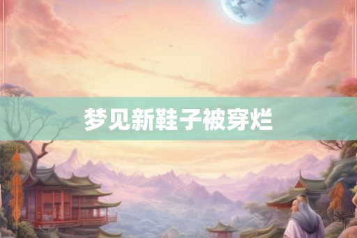 梦见新鞋子被穿烂