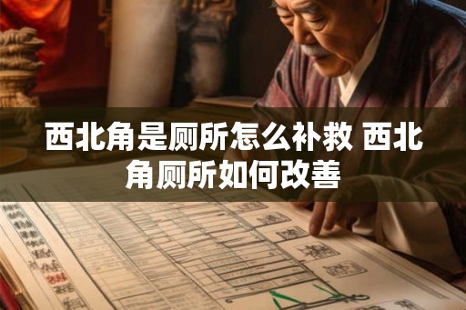 西北角是厕所怎么补救 西北角厕所如何改善