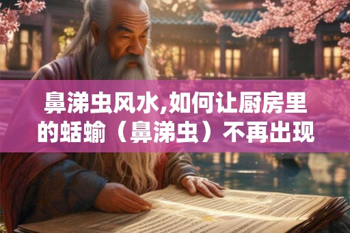 鼻涕虫风水,如何让厨房里的蛞蝓（鼻涕虫）不再出现