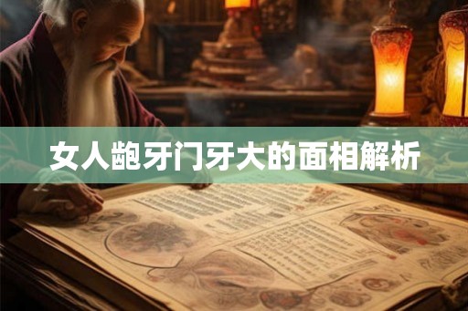 女人龅牙门牙大的面相解析 女人龅牙门牙大的面相解析