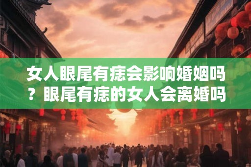 女人眼尾有痣会影响婚姻吗？眼尾有痣的女人会离婚吗？